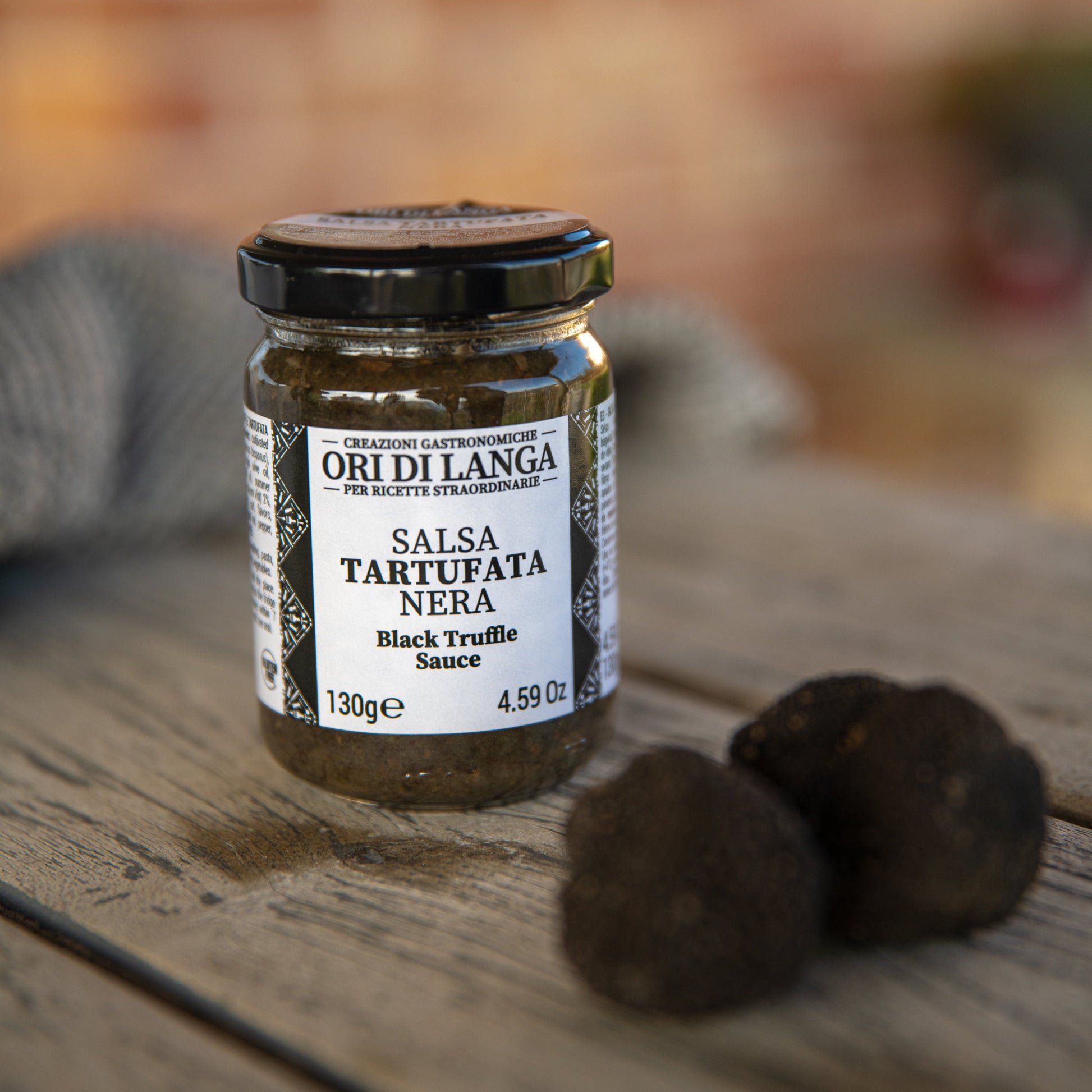 Black Truffle Sauce with Italian Summer Truffles by Ori Di Langa
