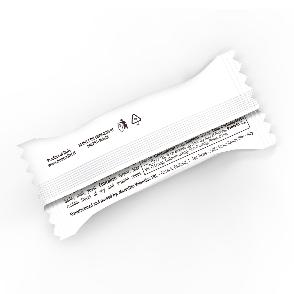 I Macoritti Maxi Italian breadsticks snack pack back 14g