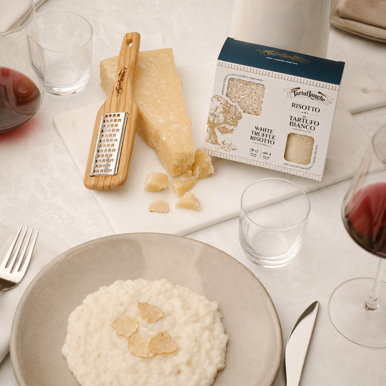 Tartuflanghe_Kit white truffle risotto