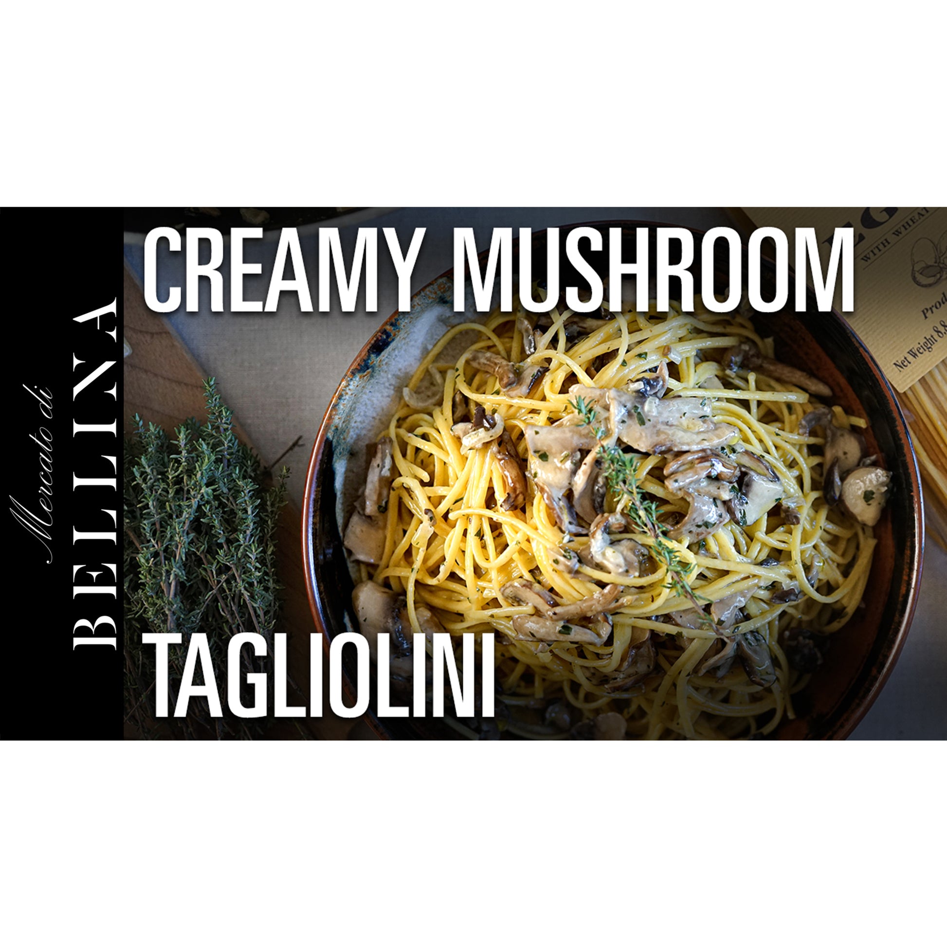 Creamy Mushroom Tagliolini