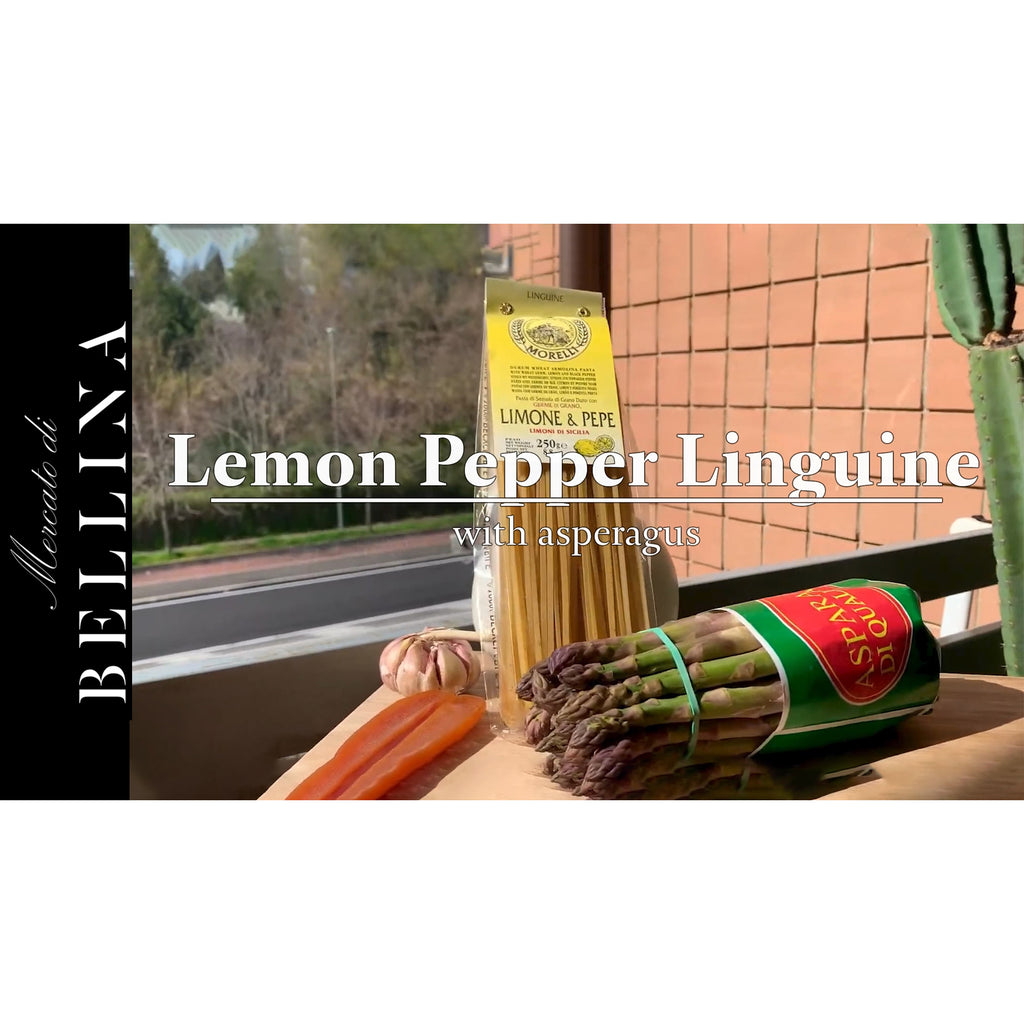 Lemon Pepper Linguine with Asparagus