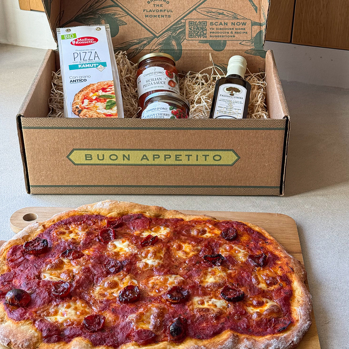 Mercato di Bellina Pizza Night at Home Italian Gift Basket