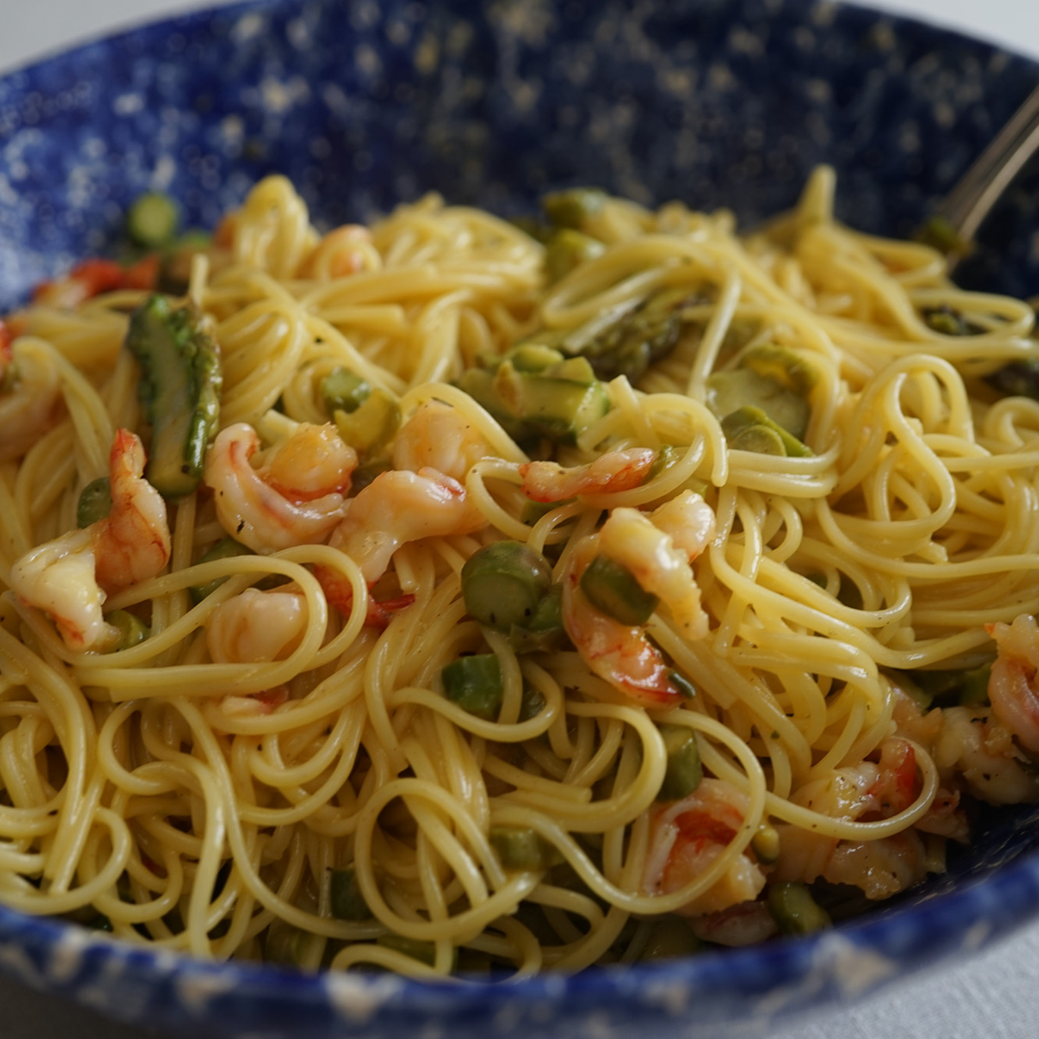 Lemon Pepper Shrimp Linguine