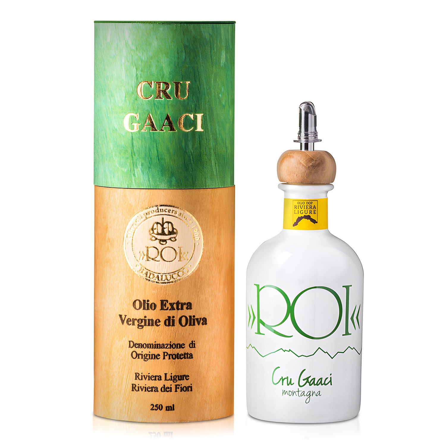ROI Cru Gaaci - DOP, Organic Ligurina Extra Virgin Olive Oil