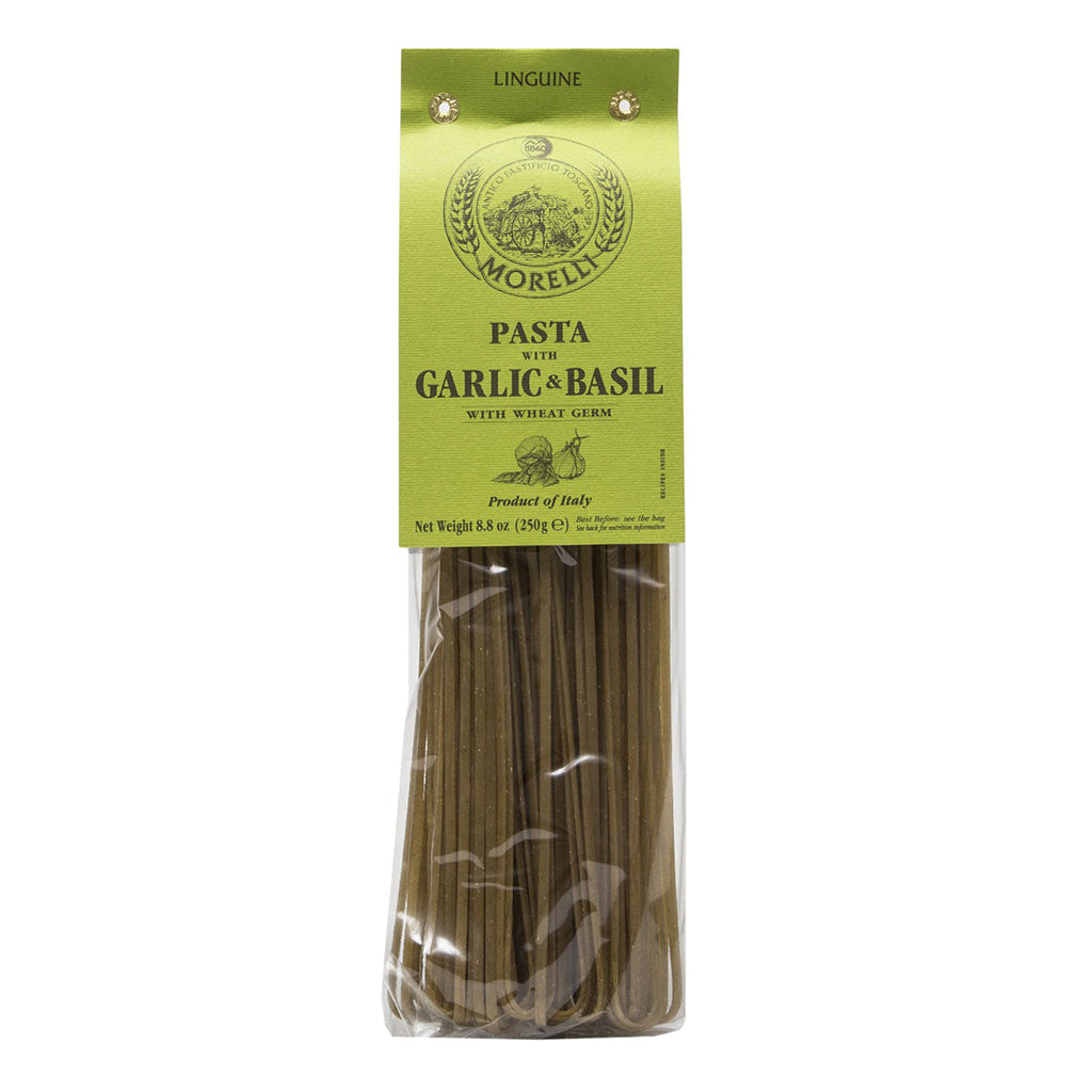 Organic Morelli Pasta with Garlic and Basil
