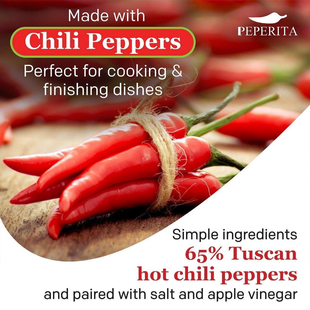 Peperita 101 Organic Hot Sauce - Perfect for finishing dishes and cooking