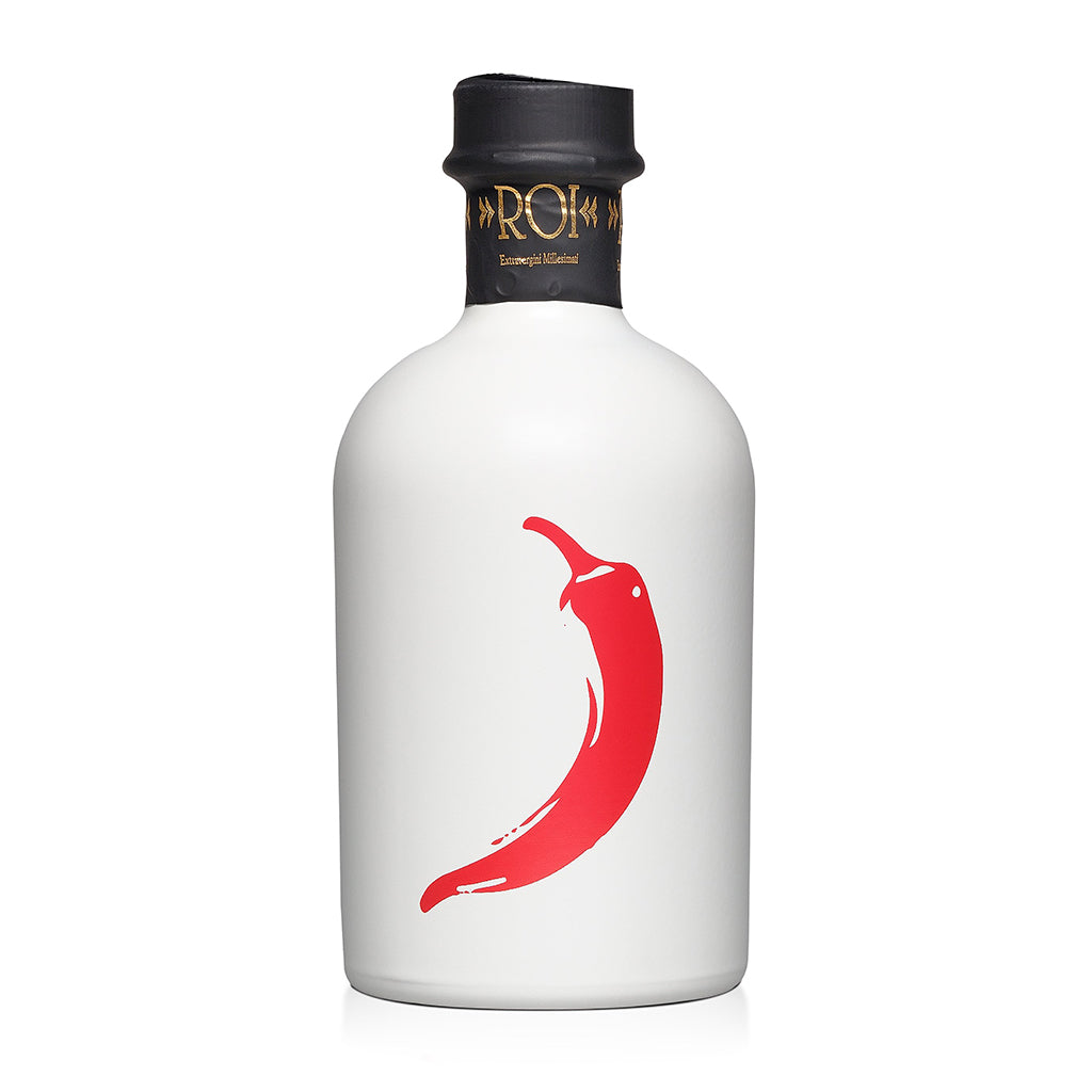ROI Extra Virgin Olive Oil Flavored with Chili Peppers