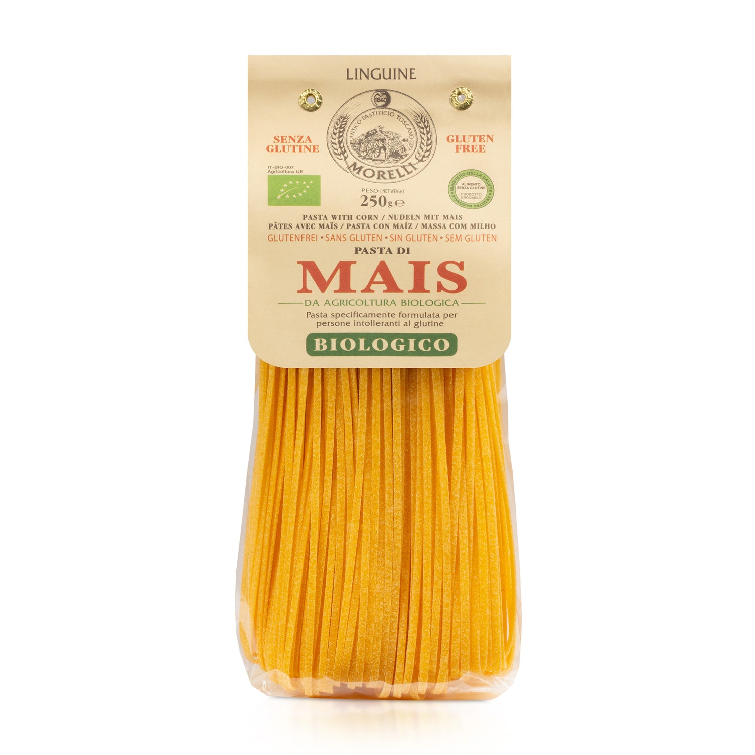 Morelli Organic Gluten Free Linguine Pasta
