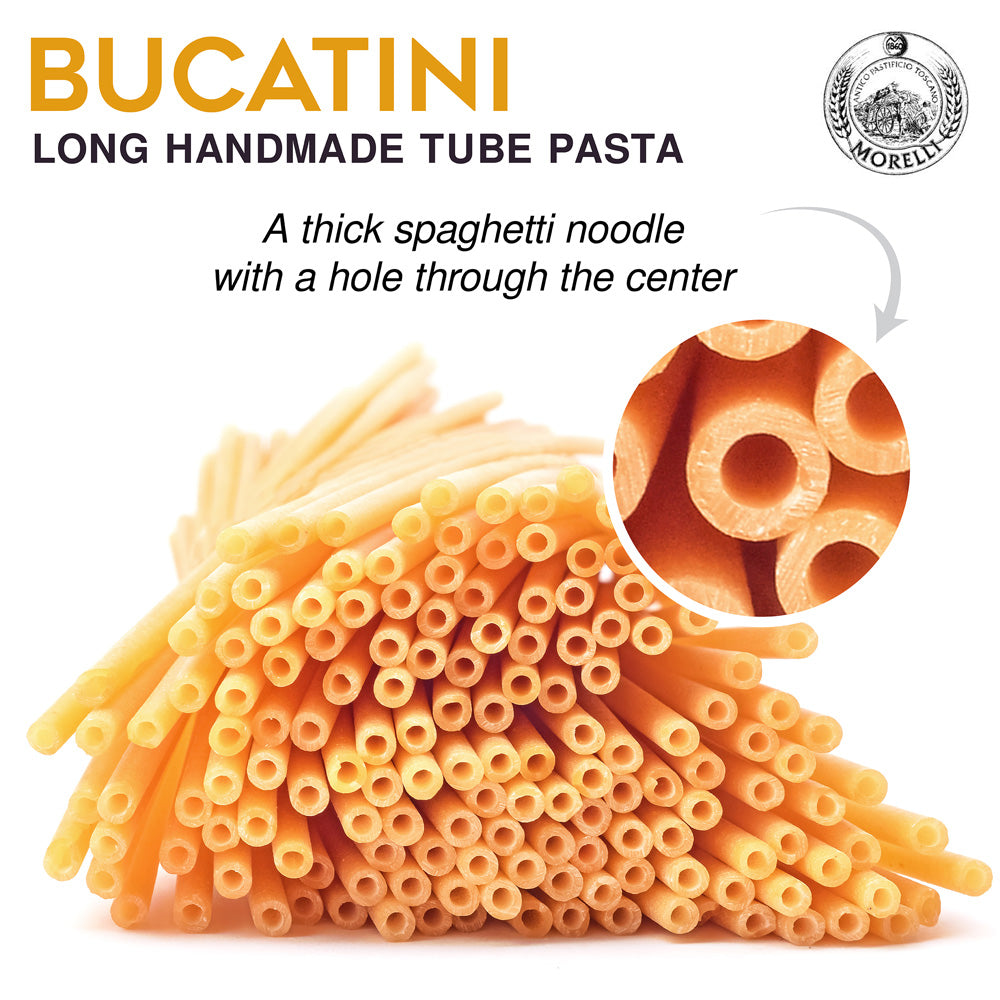 Bucatini Pasta Noodles - Gourmet Organic Pasta by Morelli